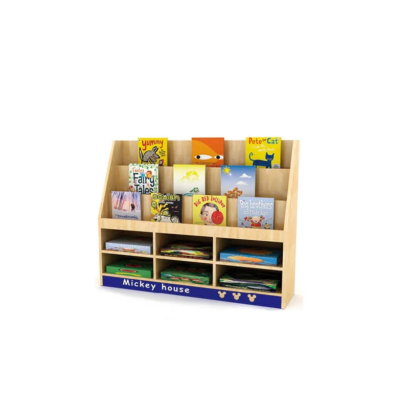 Mickey Mouse Wooden Display Bookshelf Buy Kindergarten Book