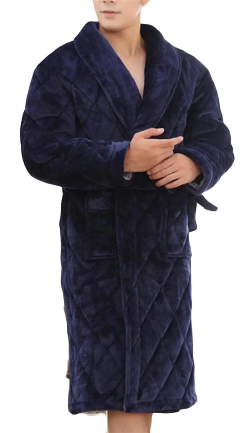 mens quilted robe