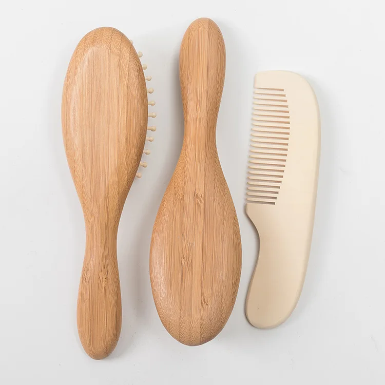 Baby Wood Brush Set-