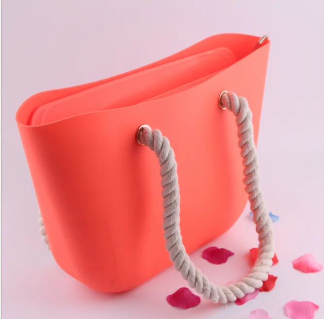Designer Fashion Silicone Rubber Beach Bag Silicone Shopping Bag Buy