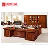 European Royal Style Office Furniture -American Cherry solids & veneers Executive/Boss/CEO desk(FOHS-A32143)