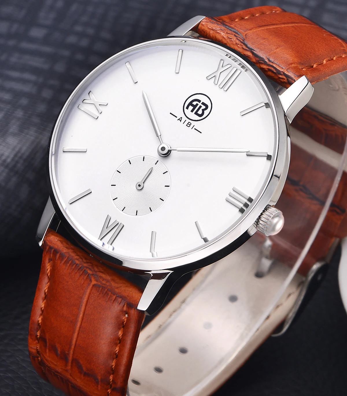 factory supply women genuine leather vintage watches with