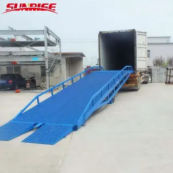 Ce Iso Container Mobile Bridge Unloading Ramp Lift Truck Ramp Used For ...