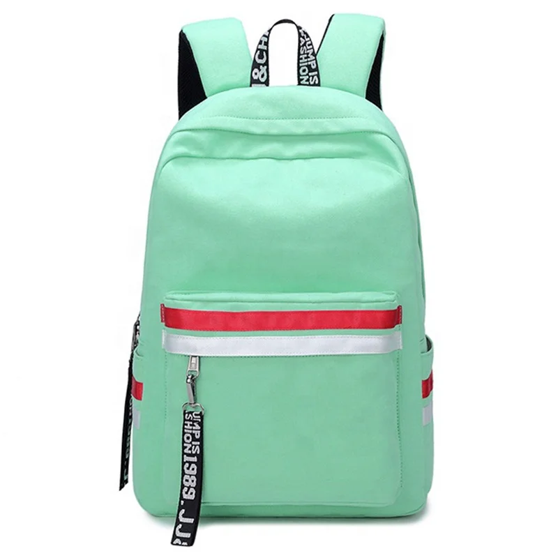 China Manufacture High Quality Hot Sell Canvas Teenage Cheap School