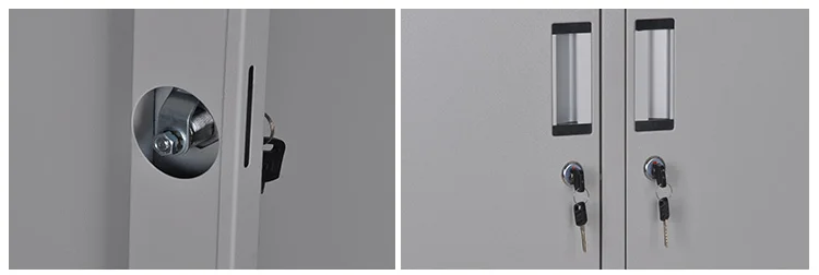 Wholesale Office furniture 2 door clothing steel locker/wardrobe with morrior