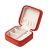 Textile fabric materials Cardboard jewelry box for Ring and Necklace set