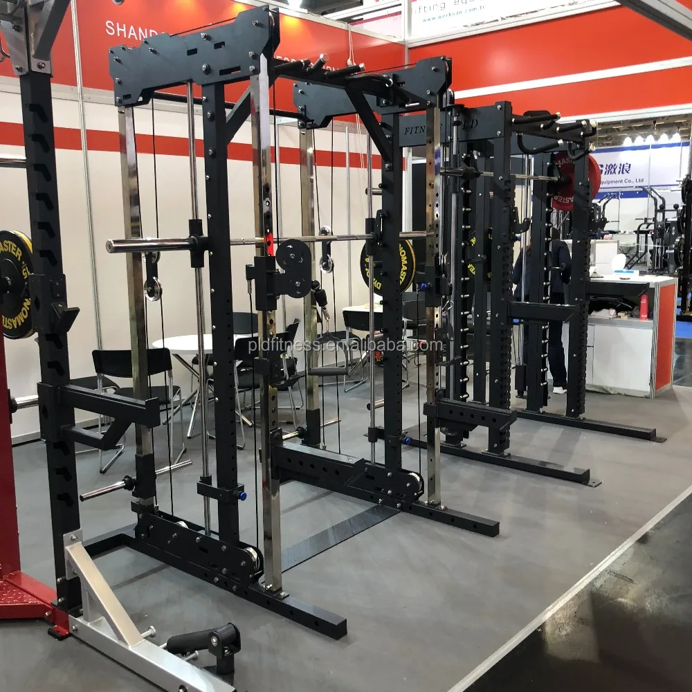 Power cage smith machine