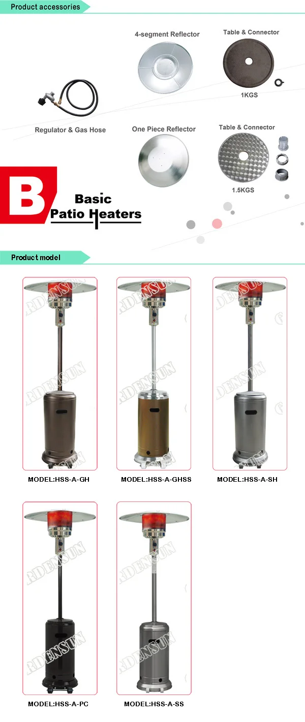 Piezoelectronic Patio Heater Thermocouple With Anti Tilt Switch