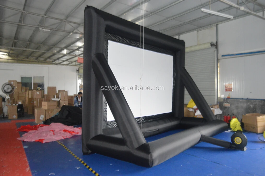 inflatable screen and projector rental