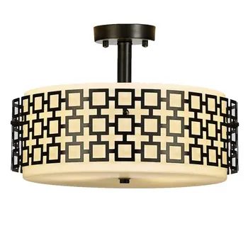 glass inner dubai industrial modern diffuser larger ceiling light flush mount