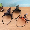 2019 YLM hot sale wholesale Fashion factory creative halloween party tools witch pointed hat hair ring to perform
