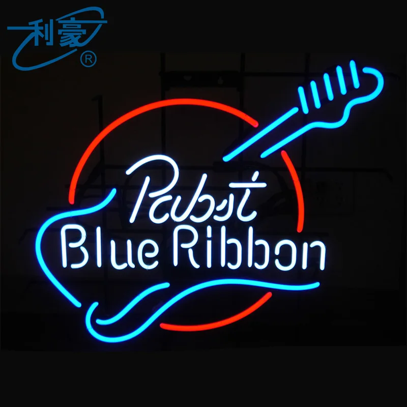 Guitar decoration custom low price neon sign lights