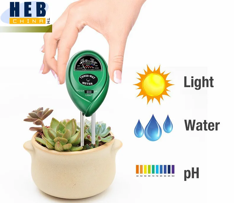 3 In 1 Cheapest Digital Soil Ph Meter/moisture Meter/light Peter For