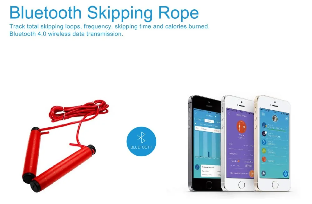 Bluetooth Smart Skipping Rope Skipping Jump Rope,Digital Jump Rope ...