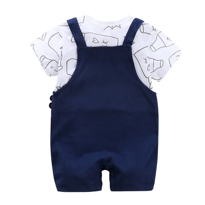 Newborns Baby Clothes Short Sleeve Summer Fashion Neonatal Clothing Set