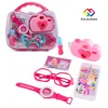 Popular Hairdressing Tools Toys Plastic Pink Camera Cell phone Watch Glasses as Best Gift for Girl
