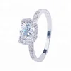 JRL Unique Engagement Jewelry 925 silver Flower Ring AAA Cubic Zirconia Ring for bridal wholesale