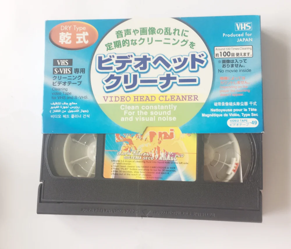 Vcr Video Head Cleaner With Lotion Buy Vido Head Cleaner,Vcr Cleaning
