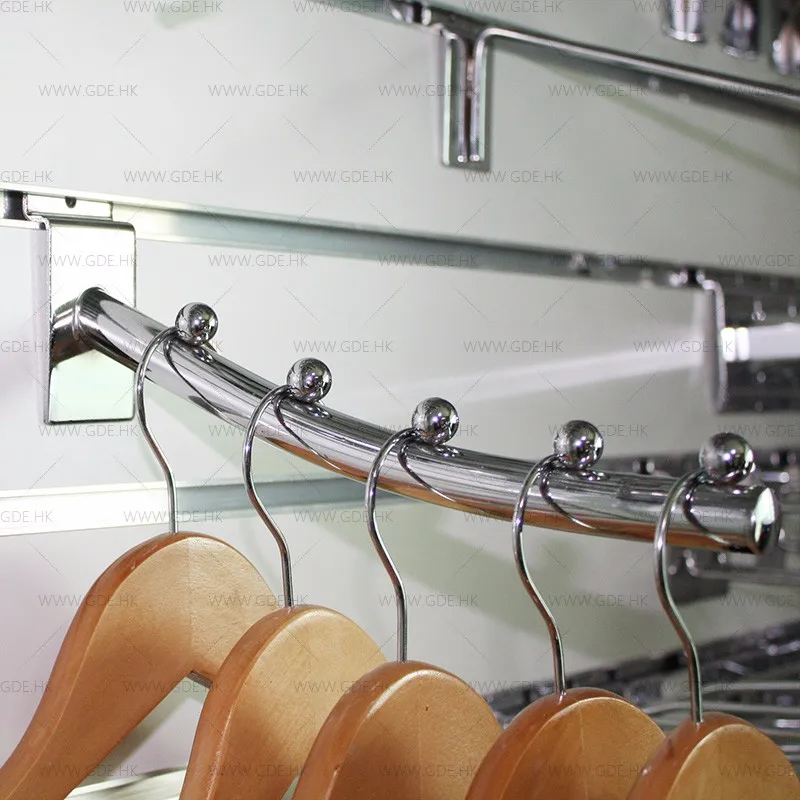 China Factory Wholesale Chrome Metal Slatwall Display Hook For Clothes Garment Hanger Buy