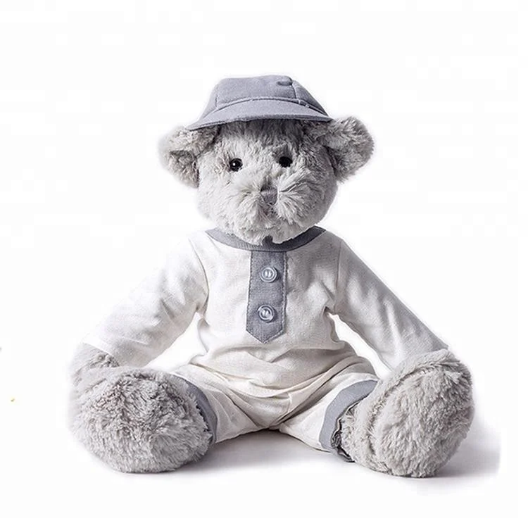 grey bear plush