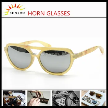 real horn glasses
