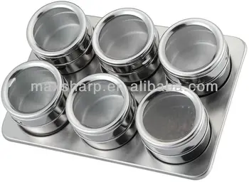 Stainless Steel Magnetic E Jars With Rack Jar Stainless Steel Magnetic E Jars With Rack