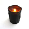 Black White Flameless Candles Flickering Led Candles with Remote Controls Melting outlook