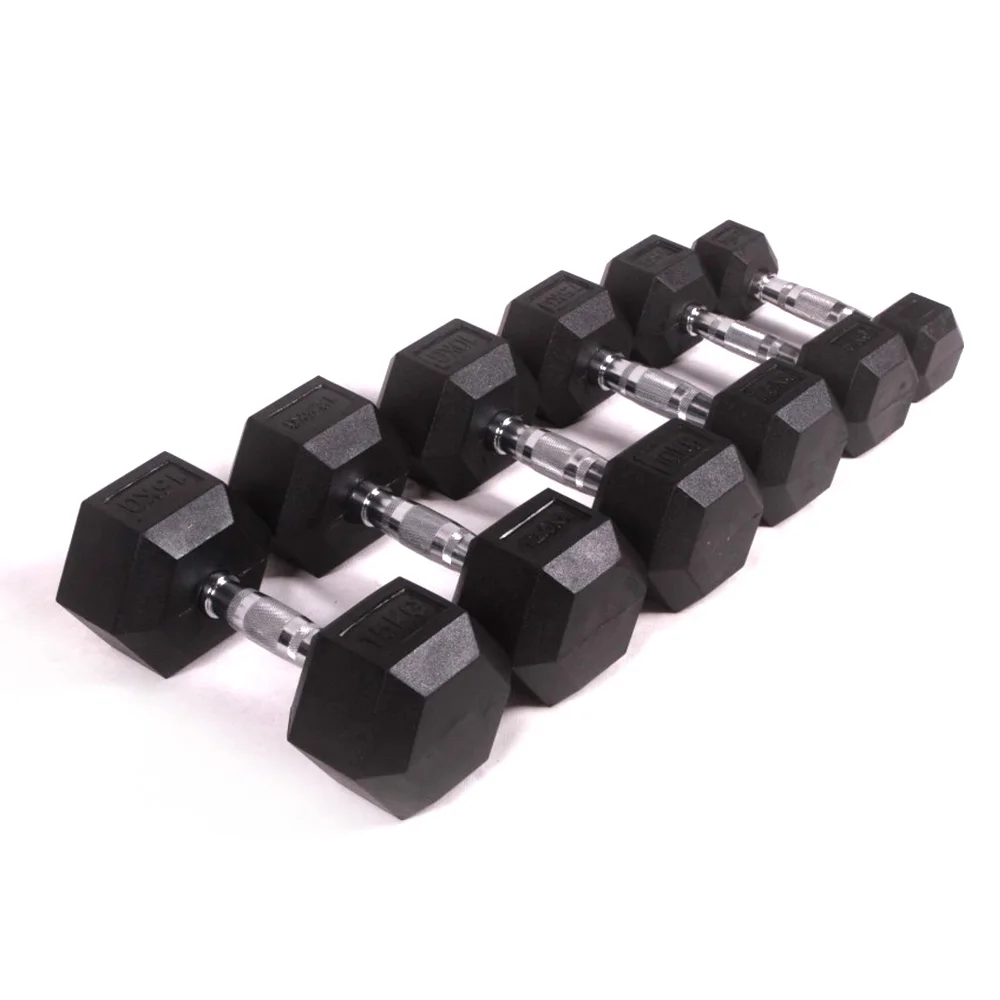 hex dumbbell set