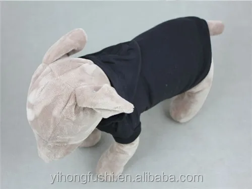 plain black dog shirt