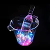 new unusual round barrel water proof led whisky wine ice bucket with hand
