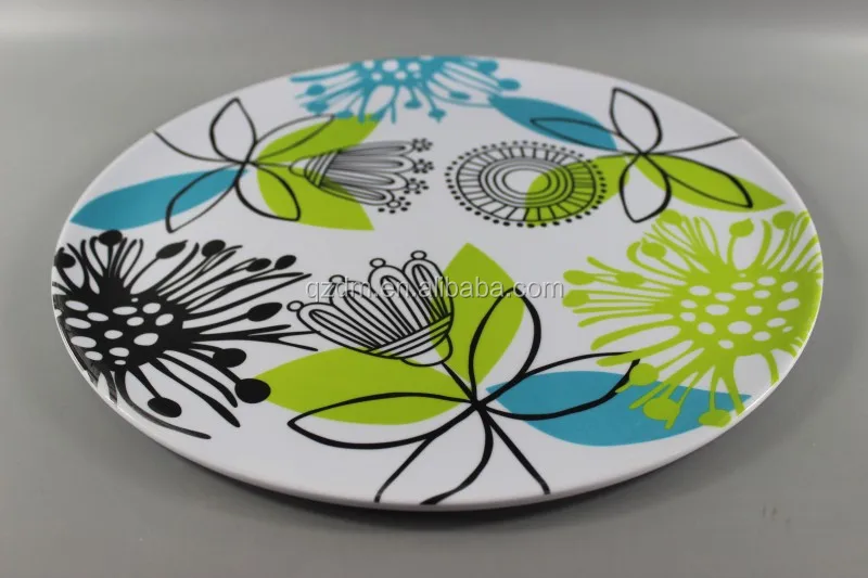 Western Style Melamine Serving Plate Cake Dishes
