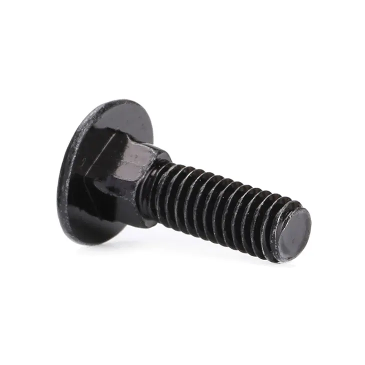 Slotted Round Head Bolts Mushroom Head Coach Carriage Bolts Black 4.8 6