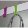 2019 The most plastic hanging hook helpful Colorful , Simple Plastic Hook, Durable Colorful Adhesive plastic j hook