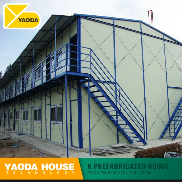 fast build house Prefab anti earthquake bungalow Office Use Prefabricated houses