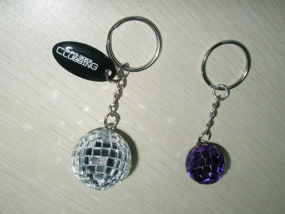 Tiny Foam Disco Mirror Ball Keyring For Wholesale 2cm To 10cm Buy