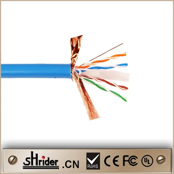 Cat6 8 Core Fiber Optic Cable Cat5e/cat6/cat6a/cat7 Cable Price Per