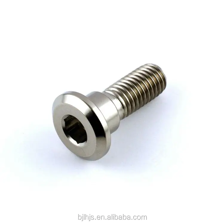 Kawasaki Yamaha Ducati Front and Rear Disc Bolt Set Brake Disc Rotor Bolt Gr5 M8 Titanium Allen Head DIN M8 X 20mm Polished Cnc