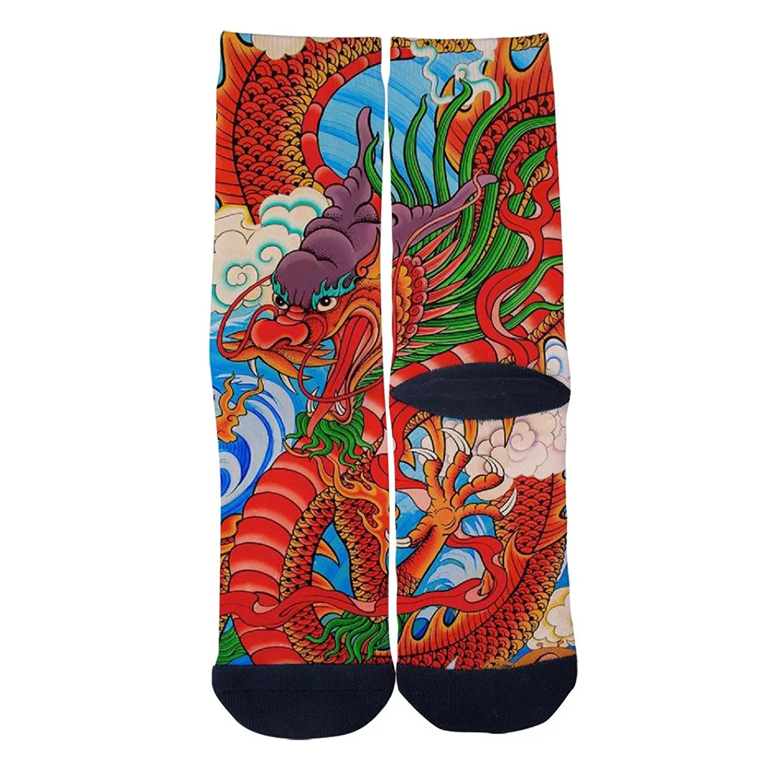 TheFun-Z Custom Popular Astronaut Socks Novelty Funny Cartoon Crew Socks Elite Casual Socks
