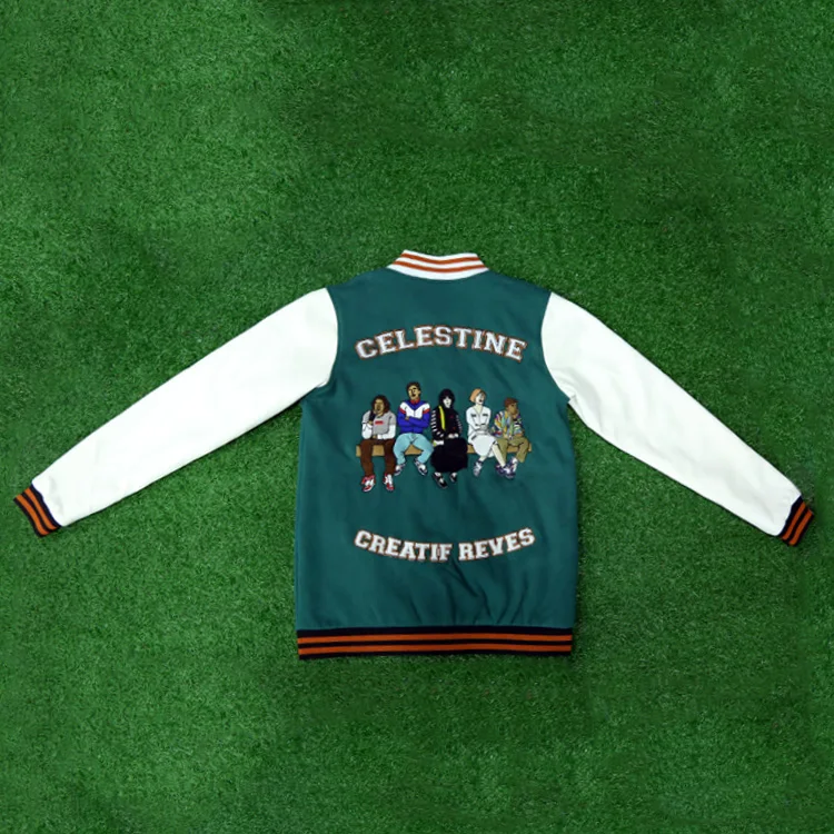 Latest Oem Embroidery Baseball Jacket Design Men Women Winter Coat