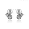 92757-costume & fashion jewelry double sided two ball earrings