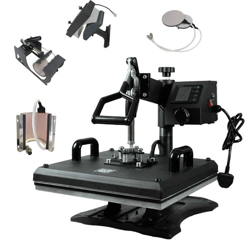 Multilfuction 6in1 Heat Press Combo Dye Sublimation Heat Press Machine Buy 6 In 1 Heatpress