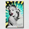 Lighting colors painting Marilyn Monroe pictures for friends gift