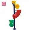 School kids basketball orientation shoot plastic pipeline stand balls tunnel toys games metal structure