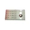 Rugged metal keyboard with trackball Function keys and number keys