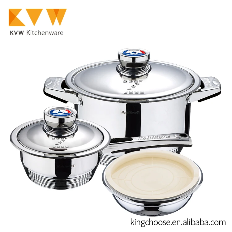 Trendy Italian Free Stainless Steel Prestige Nonstick Cookware Set