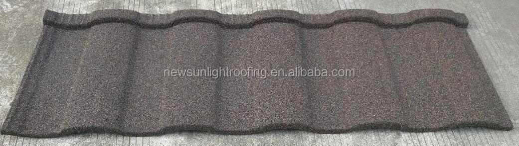metal roofing sheets of guangzhou building material / stone coated metal roofing tiles