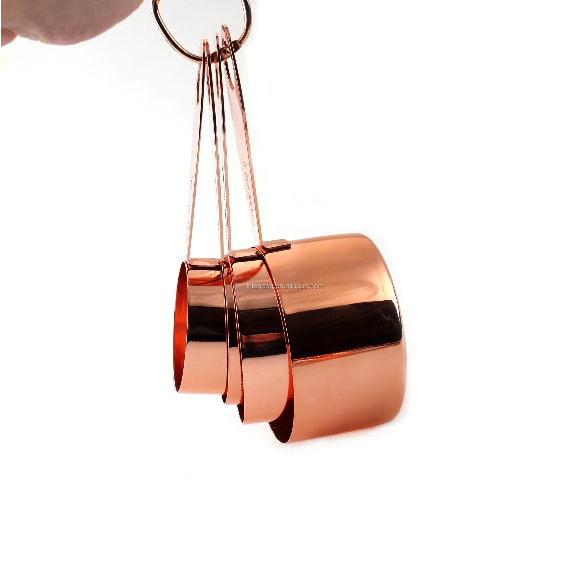 Rose Gold Measuring Cups and Spoons Set 