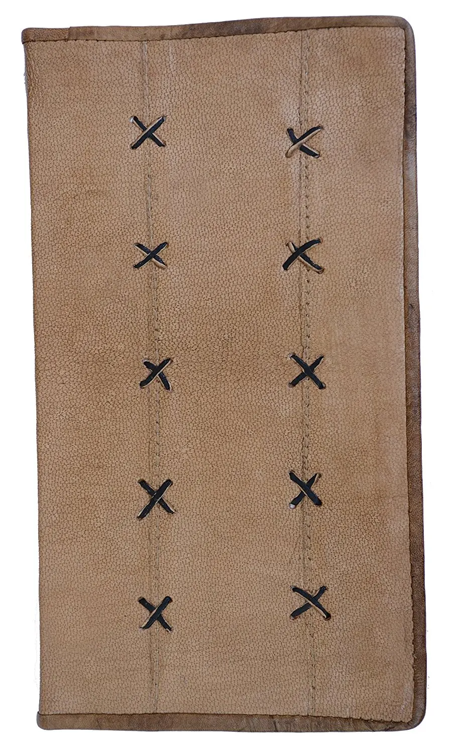 Leather Journal Writing Notebook - 9" x 5" Beautiful Antique Handmade Leather Writing Journal with Black Stitch - Unlined Paper - 100 Sheets 200 Pages - Perfect Gift /Travel Diary/ Journal to Write in