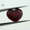 Loose Corundum 8 # Heart Red Synthetic Ruby Stone Prices