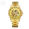 Wholesale Fashionable Design Watches IP Plate Gold Men Automatic Dragon Watches